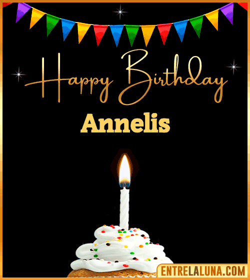 GiF Happy Birthday Annelis